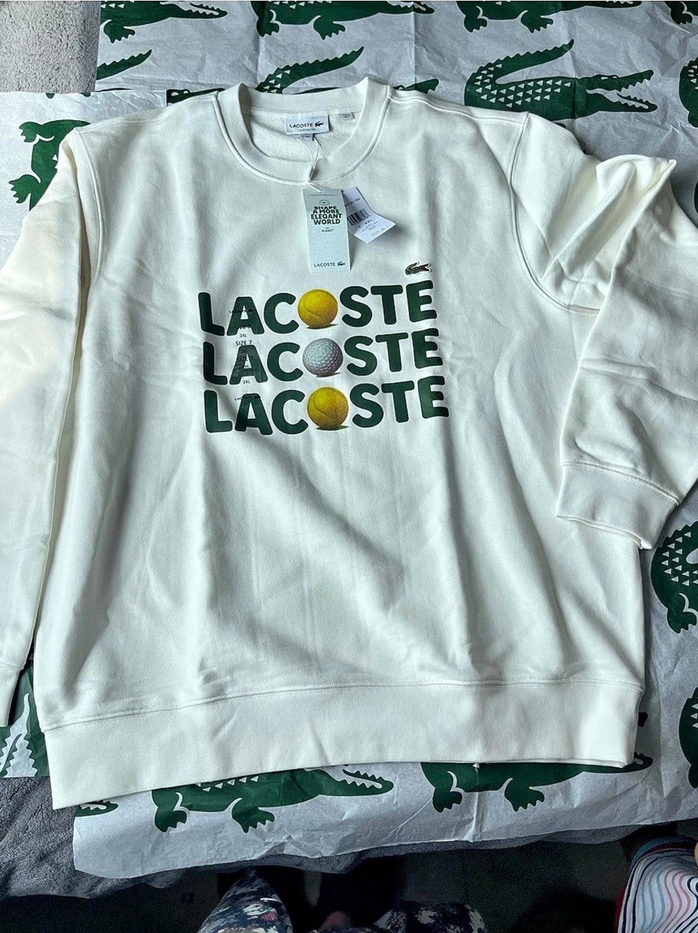 Lacoste Sweater COTTON 2XL NWT